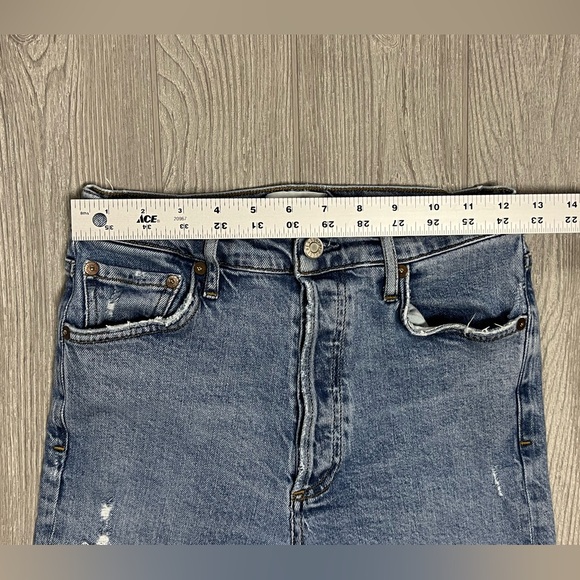 Agolde Nico Style A093B-3002 Cropped Skinny Split Hem Size 26 - Picture 10 of 13